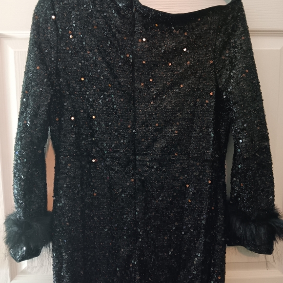 XPLUSWEAR Sequin off the shoulder Jumpsuit - Picture 6 of 7